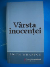 HOPCT VARSTA INOCENTEI -EDITH WHARTON ROMAN DRAGOSTE 2009-352 PAGINI