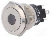 Intrerupator anti-vandalism, ON-(ON), &Oslash;19mm, EAO, 82-5151.1234