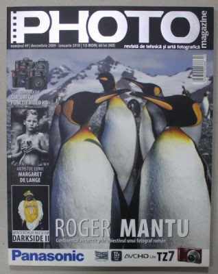 PHOTO , REVISTA DE TEHNICA SI ARTA FOTOGRAFICA NR. 49 , 2009 - 2010 foto