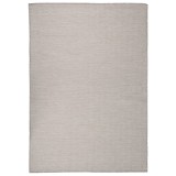 Cumpara ieftin Covor de exterior, gri taupe, 140x200 cm, țesătură plată