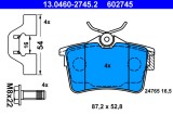 ATE 13.0460-2745.2 set placute frana,frana disc