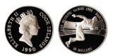 Insulele Cook 1990 - 10 dollars, Jocurile Olimpice, argint, PROOF