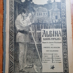 revista albina 28 septembrie 1908-zepelinul,amaratul de zbor al fratilor wright