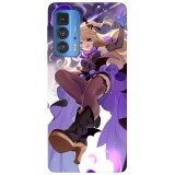 Husa compatibila cu Motorola G20 model Fischl Genshin Impact, Silicon, TPU, Viceversa, Transparent, Carcasa