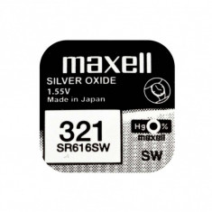 Baterie ceas Maxell SR616SW V321 SR65 1.55V oxid de argint 1buc
