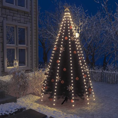 vidaXL Instalație lumini brad de Crăciun cu 300 LED-uri, 300 cm 51281 foto