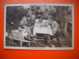 HOPCT 8666 DINEUL LOGODNICILOR -COSTUME POPULARE FRANTA 1954-FRANCATURA FRUMOASA -EUROPA -CIRCULATA