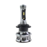 Cumpara ieftin Kit 2 Becuri LED H7 XT7, 60W, 7200LM, 6500K Alb Rece + Lumina Zi Albastra, 4-48V, IP67, &gt;50000h
