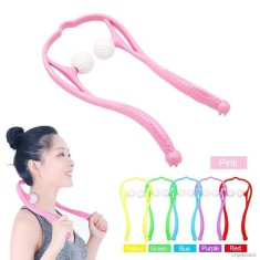 Aparat de masaj, manual cu 2 role, masaj cervical, brate, umeri, picioare,