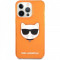 Husa Cover Guess Silicone Choupette Head pentru iPhone 13 Pro Max Orange