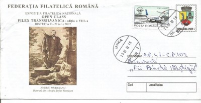 (Z1)plic-( 059/2002)-EXPOZITIA FILATELICA FILEX TRANSSILVANICA foto