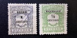 Colonii Portugheze (Guineea Portugheză &amp; Mozambic) 1904&ndash;1921 - Set de 2 Timbre Taxă Poștală / Porto Clasice (&bdquo;Porteado A Receber&rdquo;) -CLN1