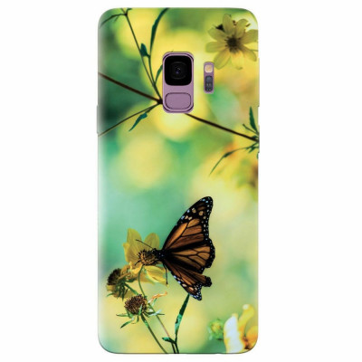 Husa silicon pentru Samsung S9, Butterfly foto