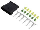 Conector TE Connectivity Superseal 1.5 24VDC 6 pini S-282108-1 mufă tată cablu-cablu