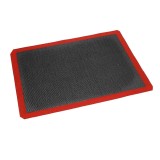 Cumpara ieftin Covoras de copt din silicon microperforata, foaie antiaderenta, 40x30 cm, Maro, 398COF