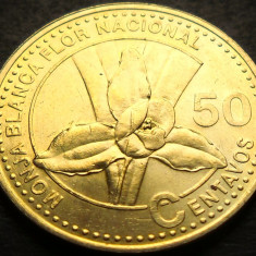Moneda exotica 50 CENTAVOS - GUATEMALA, anul 2007 * cod 5388 = UNC luciu batere