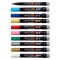 Marker cu vopsea, varf tip pensula, efect acuarela, suprafete multiple - Argintiu