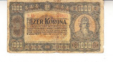 M1 - Bancnota foarte veche - Austroungaria - 1000 koroane - 1923