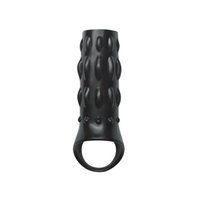 Manson Penis Renegade Reversible Power Cage, Negru, 15 cm foto