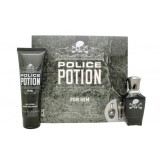 Police Potion Set cadou pentru bărbați EDP 30 ml + 100 ml gel de duș