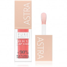 Astra Make-up Pure Beauty Juicy Lip Oil lip gloss nutritiv culoare 01 Peach 5 ml