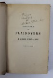 DISCOURS ET PLAIDOYERS de M. CHA12IX D &#039;EST - ANGE publies par EDMOND ROUSSE , TOME PREMIER , 1877