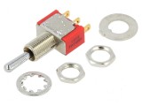 Comutator basculant SPDT ON-OFF-ON pentru lipit 10m&Omega;