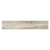 Gresie exterior / interior portelanata Klinker Tramonto, 60 x 11 cm, alba, mata, antiderapanta, imitatie parchet