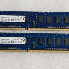 Memorie RAM desktop Kingston KVR16N11S8H/4, 4GB, 1600MHz, CL11, DDR3-poze reale