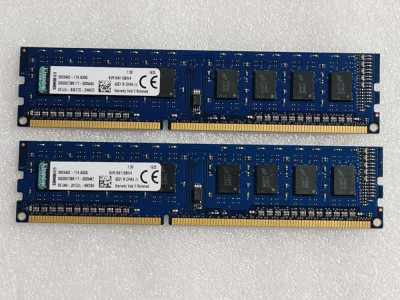 Memorie RAM desktop Kingston KVR16N11S8H/4, 4GB, 1600MHz, CL11, DDR3-poze reale foto