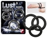 Set 3 Inele Penis Lust, Negru, You2toys