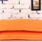 Set 2 huse perna din damasc, densitate 130 g/mp, Portocaliu