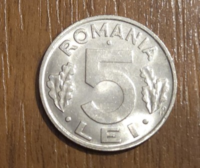 5 lei 1992, Romania foto