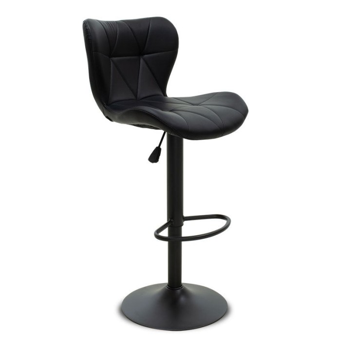 Scaun bar Coozy metal, reglabil pe &icirc;nălțime, 47x45x90 cm