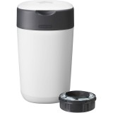 Tommee Tippee Twist &amp; Click White coș pentru scutece + casetă pentru coș 1 buc
