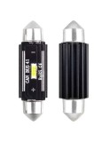 Set 2 bec led auto C5W Canbus cu 1Smd UltraBright 41mm 12/24v