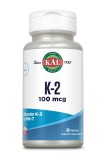 Vitamina K2 100mcg Kal, 30 capsule, Secom