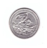 Moneda SUA 25 centi/quarter dollar 2017 P Indiana George Rogers Clark, stare foarte buna, curata