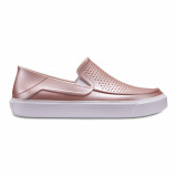 Pantofi Crocs CitiLane Roka Metallic Slip-on W Roz - Rose Dust