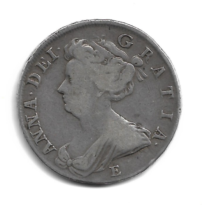 Marea Britanie ANNE HALF CROWN , E, 1708, SEPTIMO