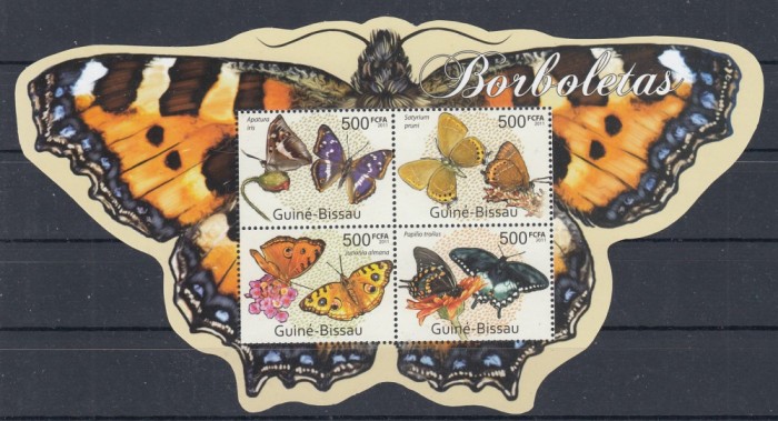 Guinea-Bissau 2011 - FLUTURI - MNH