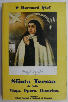 Sfanta Tereza de Avila, viata, opera, doctrina &amp;ndash; P. Bernard Stef foto