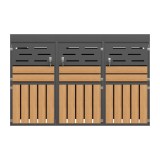 Dulap exterior multifuncțional, Gri | Aosom Romania