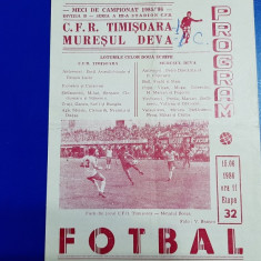 program CFR timisoara - Muresul Deva