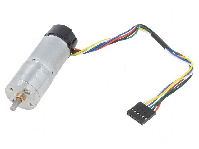 Motor DC cu Codificator și Transmisie Metalică 6V 2.4A 227:1