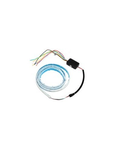 Banda LED Portbagaj 120cm, Functii Multiple, Rosu/Albastru, 12V - Semnalizare, Frana, Pozitie