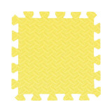 Covoras puzzle xl, 60x60 cm, grosime 2 cm, spuma eva, 2 piese culoare galben, ProCart