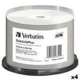 DVD-R Verbatim DATALIFE PLUS 4,7 GB 16x 50 Piese (4 Unități)