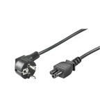 Cablu alimentare laptop 1.8m C5 la schuko 90 grade negru, Oem