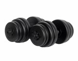 Gantere PVC cu ciment 2x15kg Sportmann,